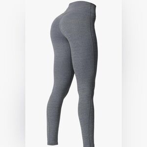 Winds Gray Marl Full-Length Stretch Leggings for Versatile Wear